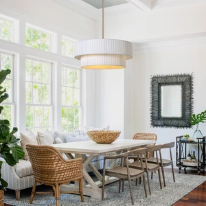 lamqee 20 inches modern drum chandelier.webp